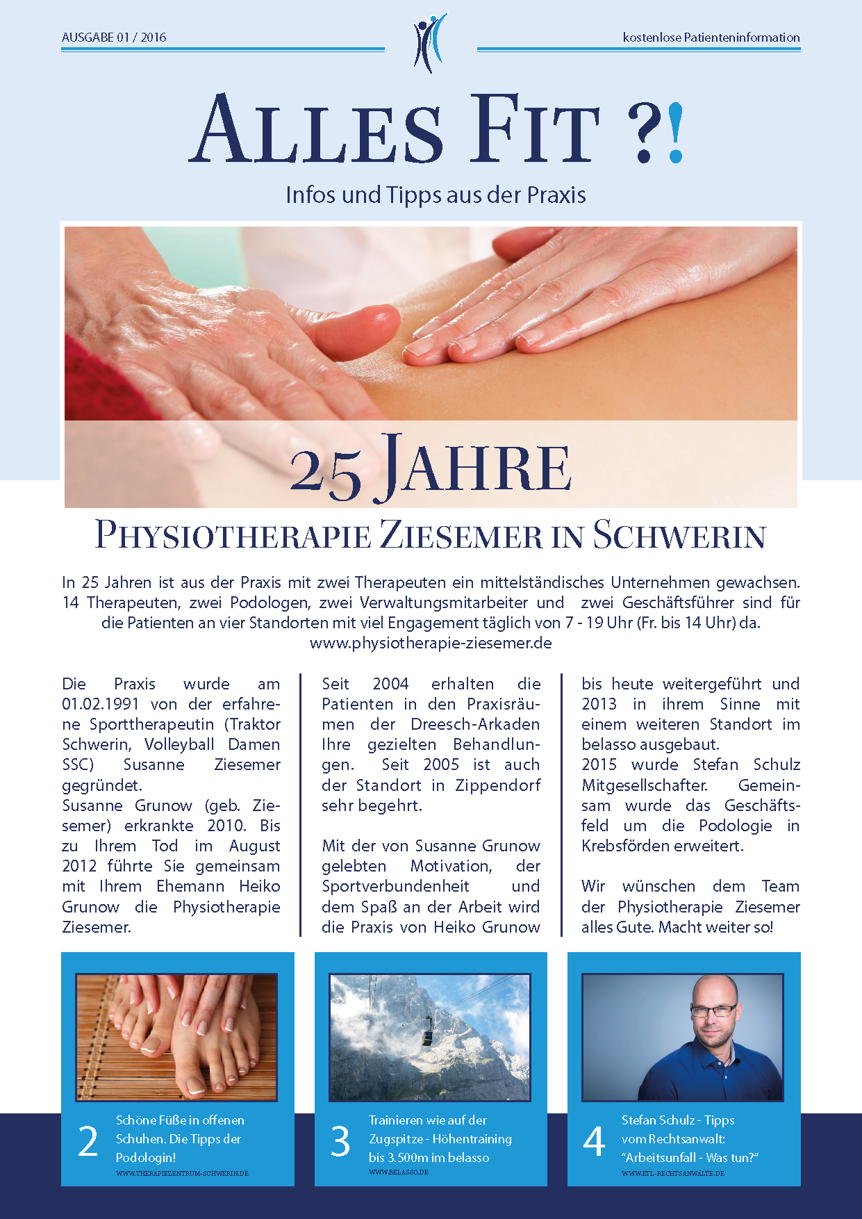 Alles Fit Infos Und Tipps Aus Der Praxis Physiotherapie Ziesemer De